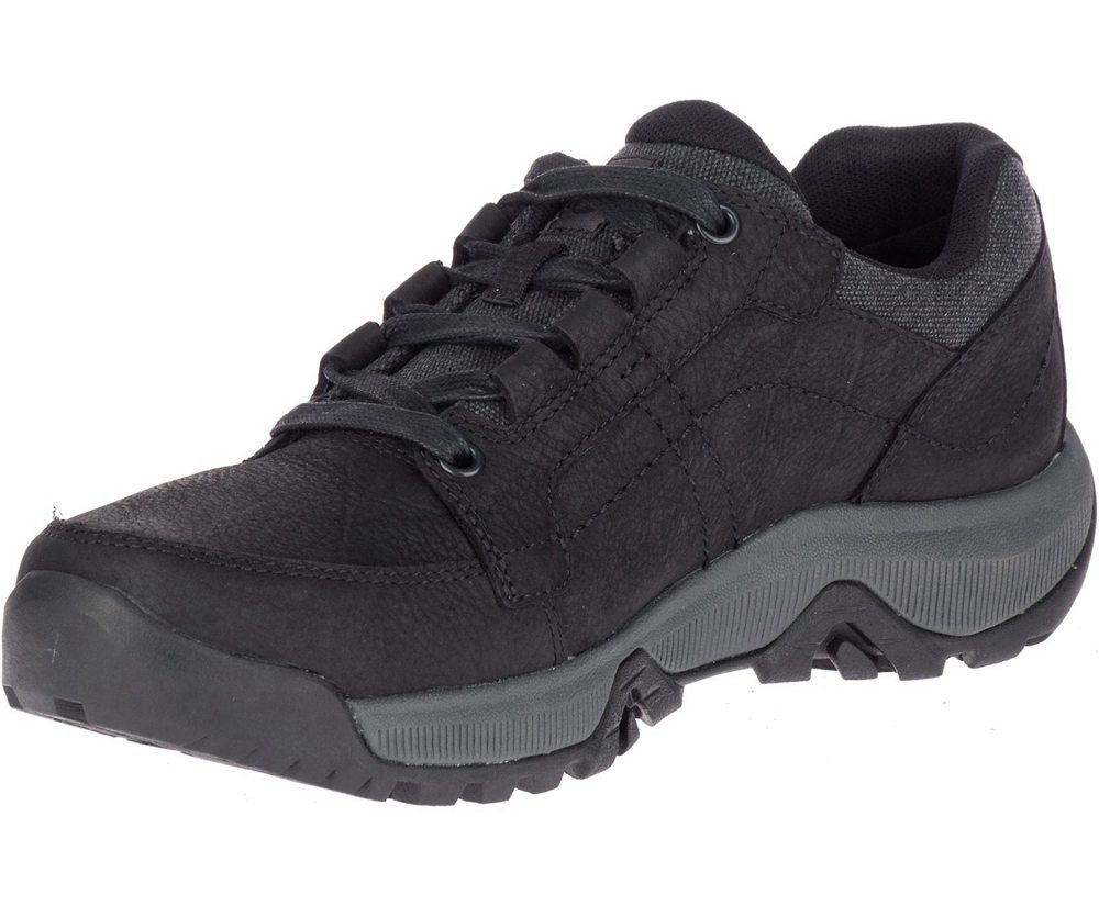 Buty Sportowe Merrell Męskie Czarne - Anvik Pace - 502781-LRA